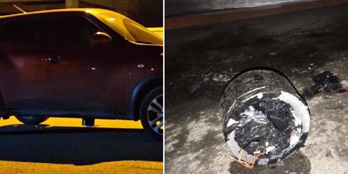 Polis aracının altına konulan bomba imha edildi