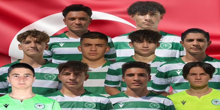 Konyaspor Futbol Akademisi'nin büyük başarısı