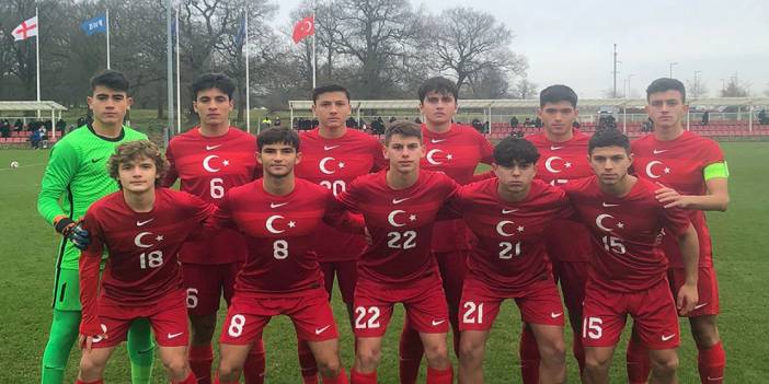 U16 Milli Takımı, İngiltere'ye 3-1 yenildi