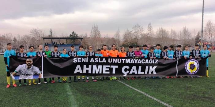 Konya Amatör takımları Ahmet Çalık’ı unutmadı