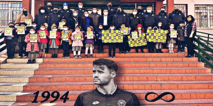 Başkent ekibi Ahmet Çalık’ın anısına çikolata dağıttı