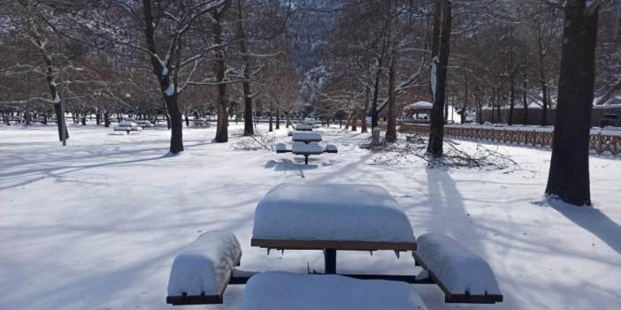 Konya'nın gözde parkından kartpostallık manzaralar