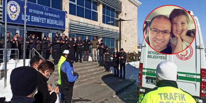 Konya Emniyeti’nin acı günü! Kızının ilk karnesini göremeden can verdi