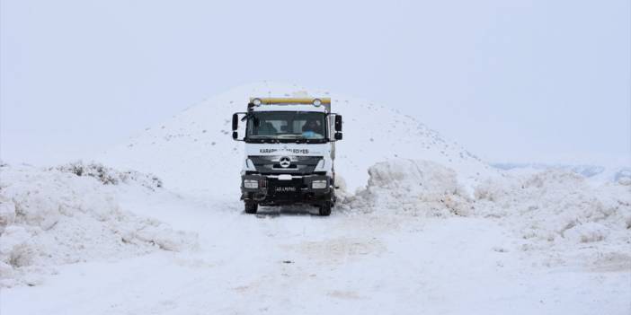 Meke Gölü "taşıma kar" ile besleniyor