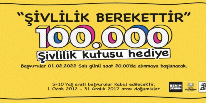 Konya şivlilik kutusu başvuru tarihi belli oldu I TIKLA, BAŞVUR