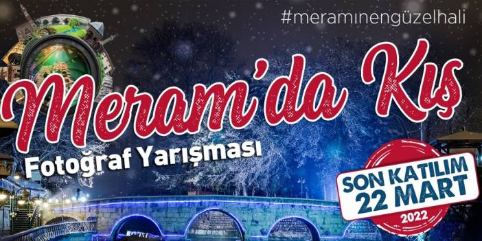Ödüllü ‘Meram’da Kış' Fotoğraf Yarışması| TIKLA-BAŞVUR