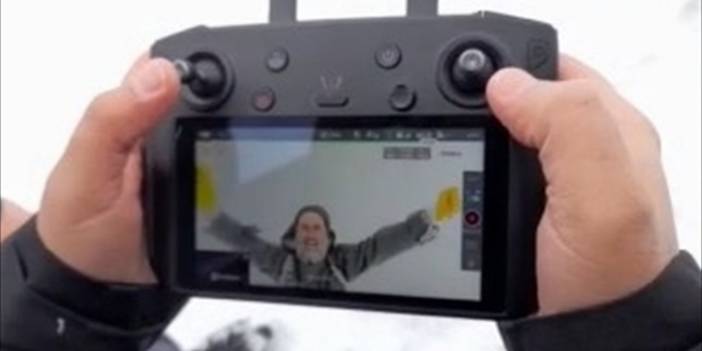 Konya'da mahsur kalan besicilere gıda ve ilaç 'drone' ile ulaştırıldı