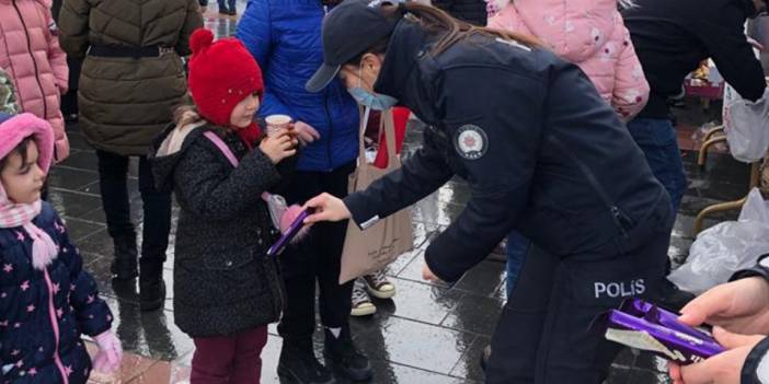 Konya polisi şivlilik dağıttı