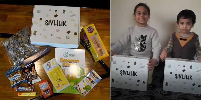 Konya Büyükşehir’in şivlilik hediye kutuları çocukların yüzünü güldürüyor