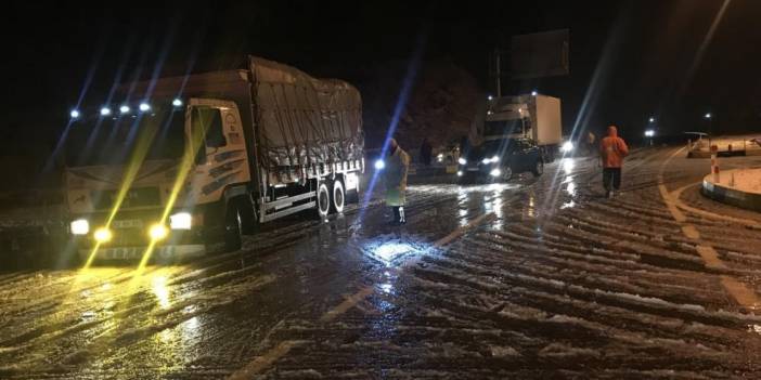 Konya’da son yol durumu (9 - 10 Şubat 2022)