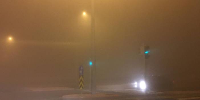 Konya’da yoğun sis etkili oluyor