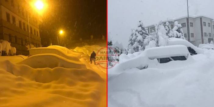 Konya kar altında dondu! Gece eksi 18,4 görüldü
