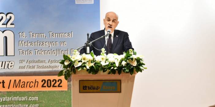 Tarım ve Orman Bakanı Kirişci, üretimde Konya vurgusu yaptı