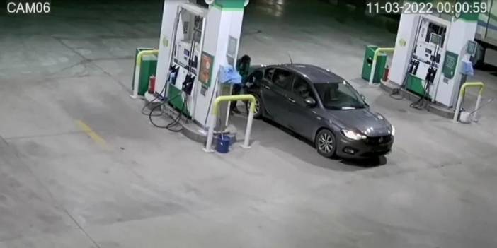 Aracı deposunu doldurup kaçmıştı, polis o sürücüyü buldu