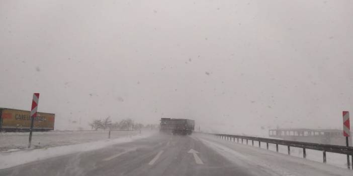 Konya’da son yol durumu (18 - 19 Mart 2022)