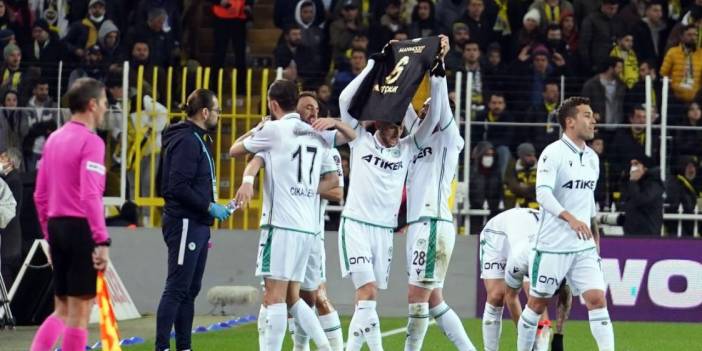 Konyaspor Kadıköy'de öne geçtiği maçı kaybetti