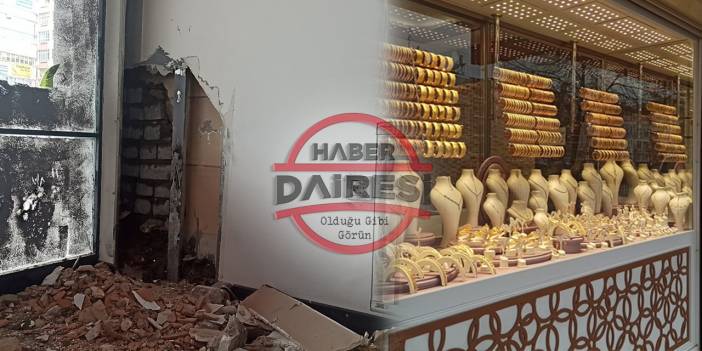 Son dakika: Konya’da film gibi kuyumcu soygunu! Duvarı delip altınları çaldılar