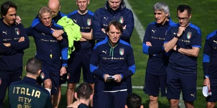 İtalya, Türkiye maçının son çalışmasını gerçekleştirdi