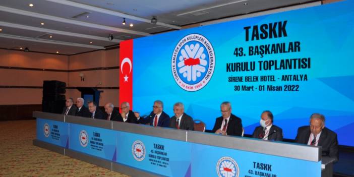 TASKK Başkanlar Kurulu Toplantısı Antalya'da yapıldı