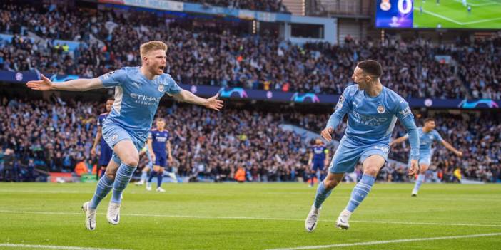 7 gollü düellonun galibi Manchester City