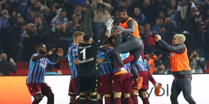 Süper Lig'de şampiyon Trabzonspor