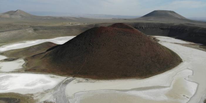 Meke Gölü'ne yoğun kış yağışları da yetmedi