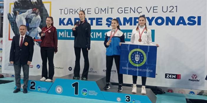 Selçuklu Belediyesporlu Vesile’den bronz madalya