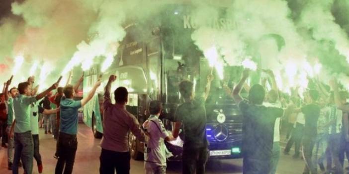 Konyaspor sis ve meşaleler ile karşılanacak