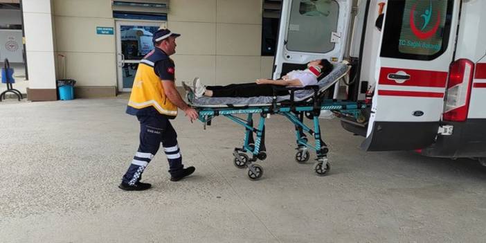Sınava başlama anonsuyla koştu, merdivenden düşüp hastanelik oldu