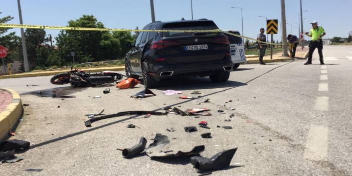 Konya’da yabancı plakalı cip ile motosiklet çarpıştı: 1 ölü, 1 ağır yaralı