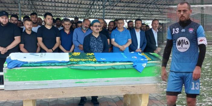 Konya’daki kazada ölen amatör futbolcu Hasan Göğerçin toprağa verildi