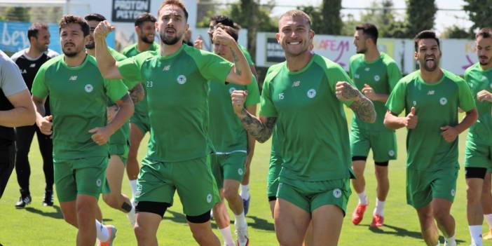 Konyaspor, BATE Borisov maçının hazırlıklarını sürdürüyor