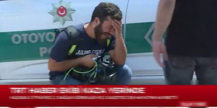 İHA muhabirinin en zor canlı yayın bağlantısı!