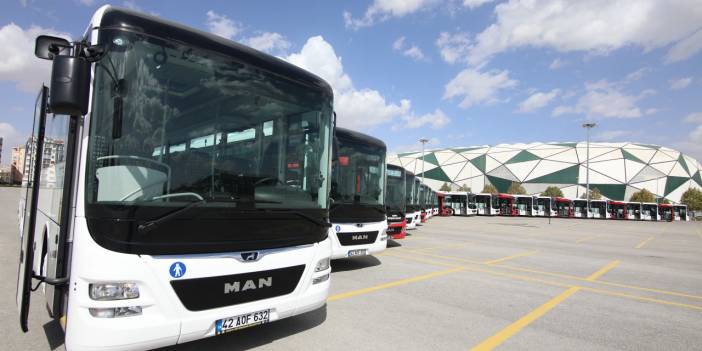 28 tane daha geldi! İşte Konya’nın yeni belediye otobüsleri