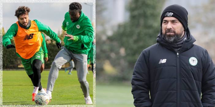 Konyaspor çift kale çalıştı! Tempolu başladı