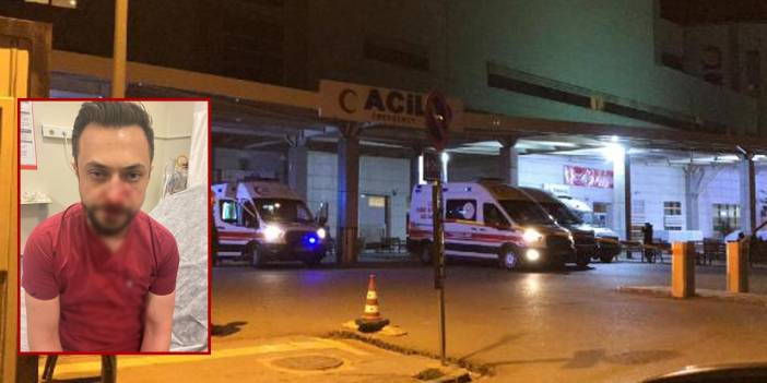 Hasta yakınının saldırısına uğrayan doktorun burnu kırıldı