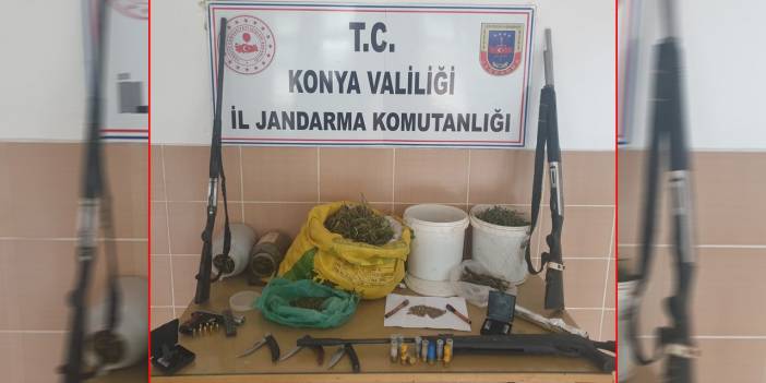 Konya’da jandarmadan uyuşturucu operasyonu