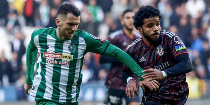 Konyaspor, Beşiktaş’a uzatmada yıkıldı