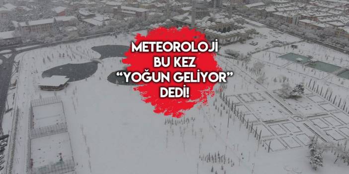 Konya’nın ilçe ilçe hava durumu tahmin raporu paylaşıldı