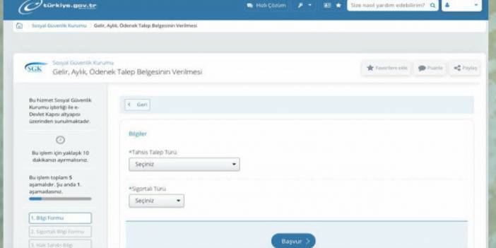 EYT başvurusu için e-Devlet Kapısında başvuru ekranı açıldı