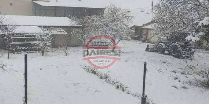 Konya’nın ilçelerine kar yağıyor! Beyşehir ve Kadınhanı beyaz örtüyle kaplandı