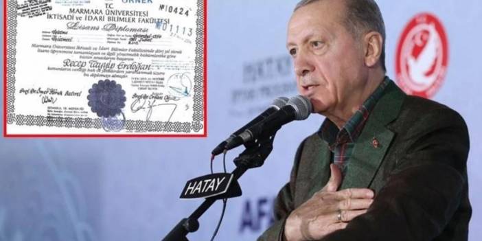 Cumhurbaşkanı Erdoğan'ın üniversite mezuniyet belgeleri yayınlandı