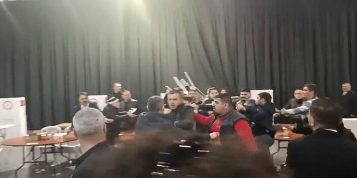 İyi Parti temayül yoklamasında yumruk yumruğa kavga çıktı