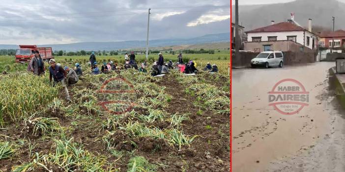 Konya’da sağanak sele neden oldu, tarlalar su altında kaldı