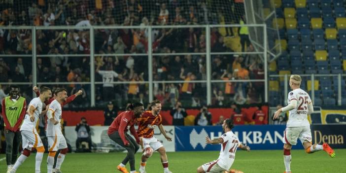 Son Dakika: Süper Lig'in şampiyonu Galatasaray!