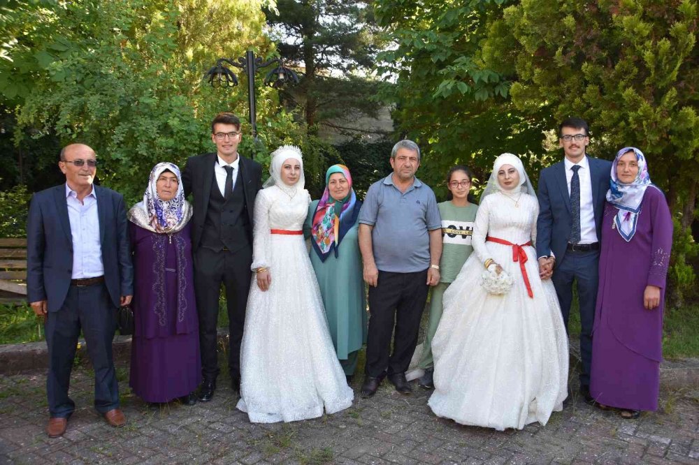 Hayalleri gerçek oldu! İkiz kız kardeşler, ikizlerle evlendi