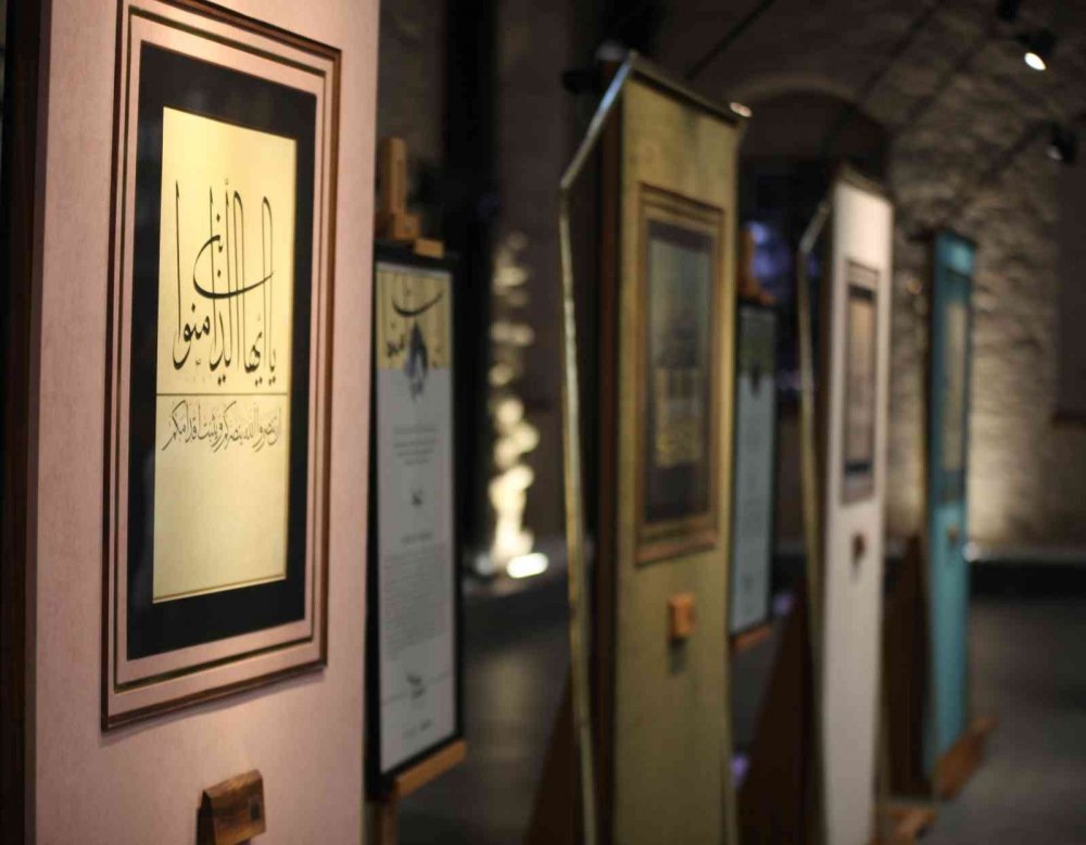 İman Ayetleri Hat Sergisi Konya’da açıldı