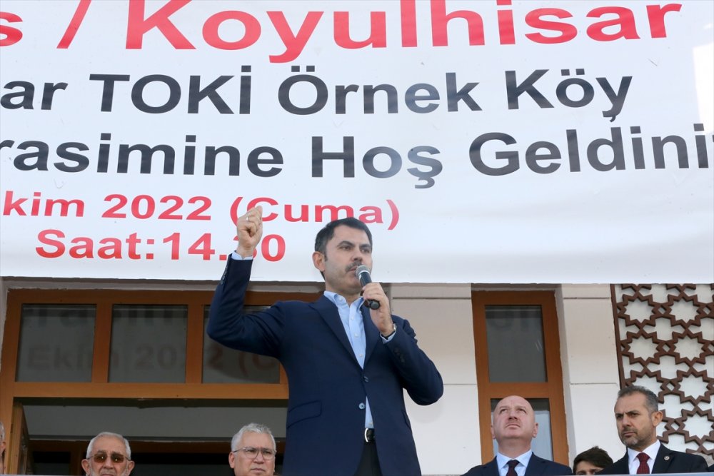 Bakan Kurum, "TOKİ Örnek Köy" açılışında konuştu