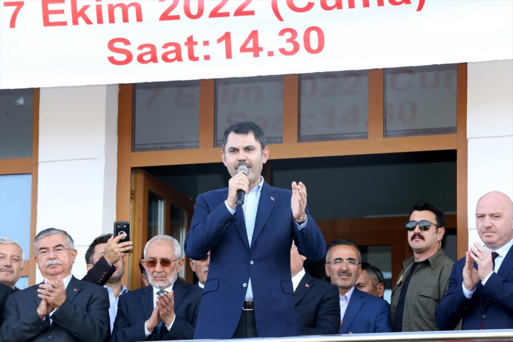 Bakan Kurum, "TOKİ Örnek Köy" açılışında konuştu