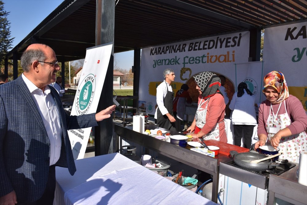 Konya'da babaananne, liseli ve esnaf yemekleri yarıştı
